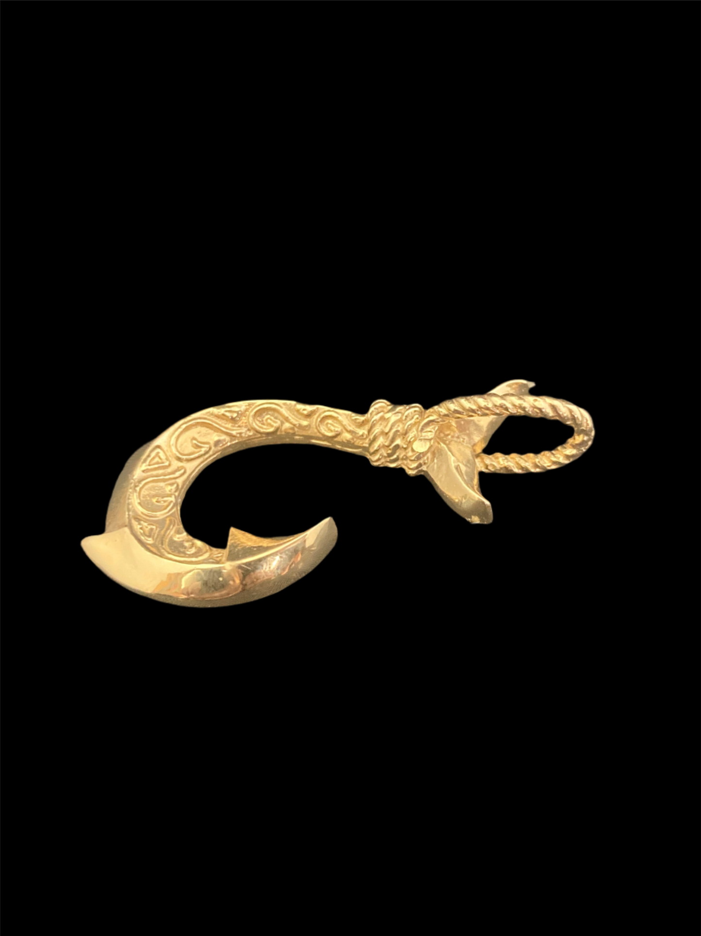 14K Gold Fishing Hook