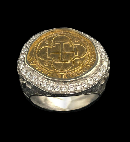 Rare 1 Escudo Coin Ring