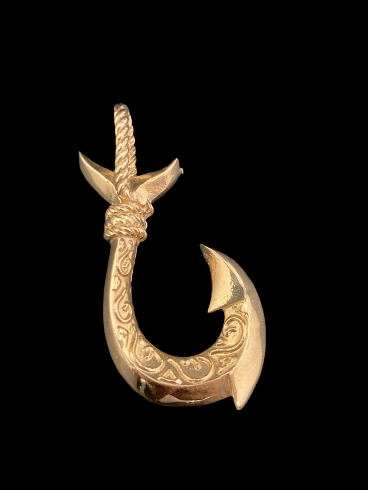 14K Gold Fishing Hook