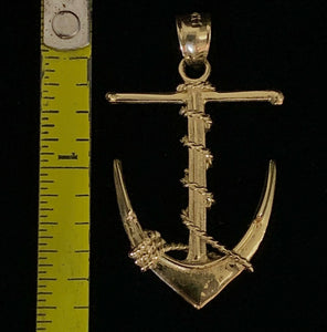 Anchor with Rope Design - Medium.
