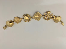 Load image into Gallery viewer, 14K Gold Sea life bracelet
